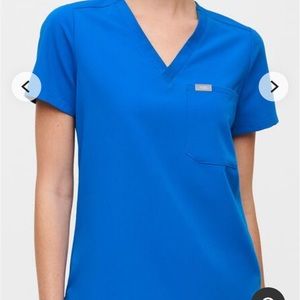 Royal Blue Figs Scrubs Set XL
